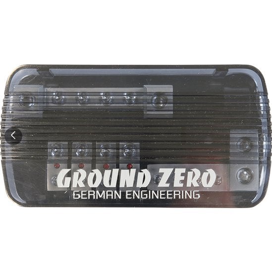 Ground Zero GZDB 4.50/8.20 MANL Zekering verdeelblok, Erlenweg 25, 85658 Egmating, Germany, Nieuw, https://www.ground-zero-audio.com/en/support-en/contact-page/