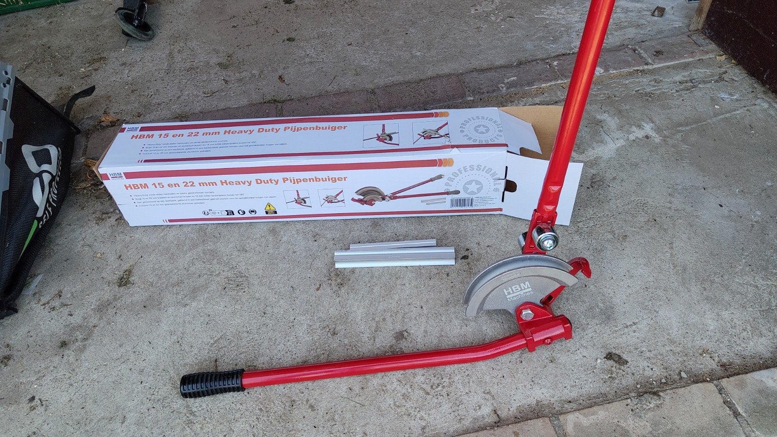 Pijpenbuiger HBM 15 en 22 mm Heavy Duty koper buizen