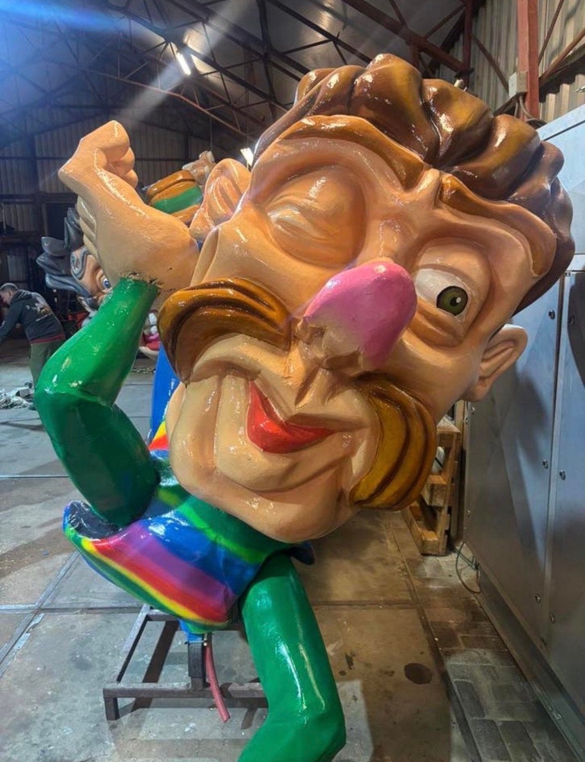 2 Carnavalspoppen te koop, Ophalen, Gebruikt, Versiering, Carnaval