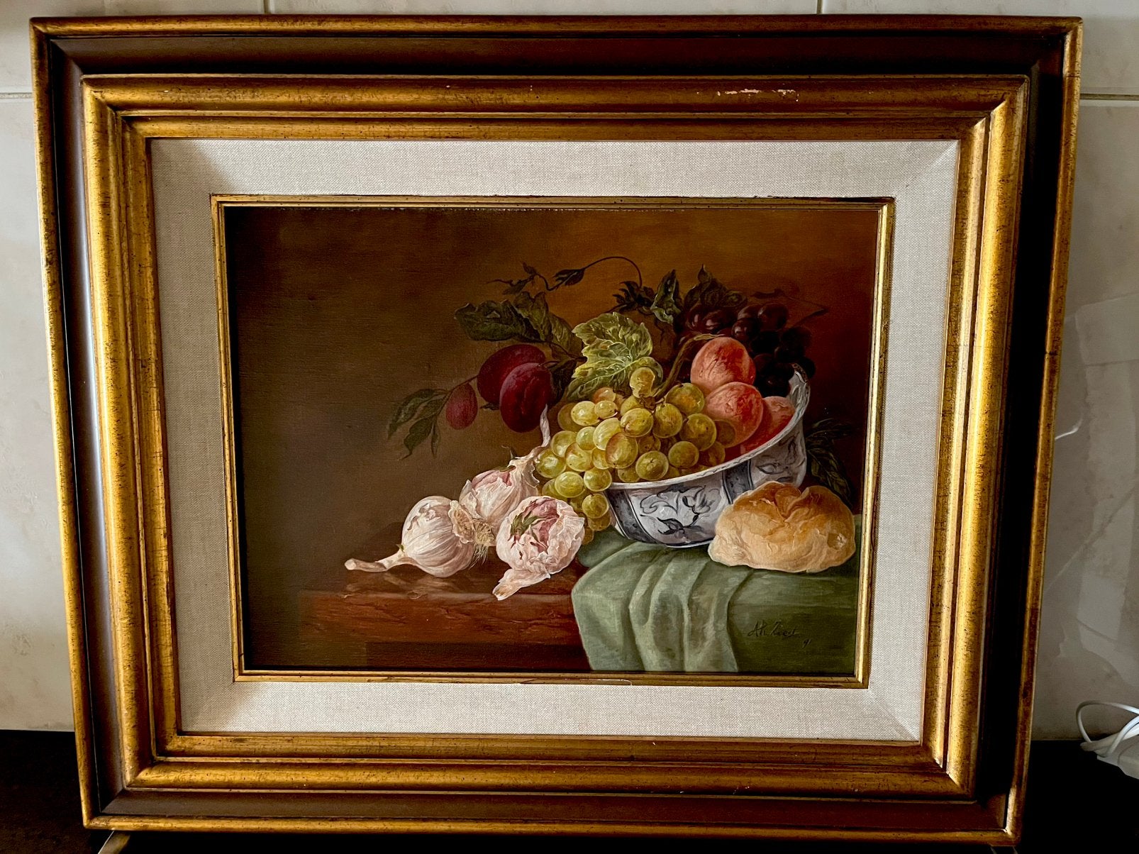 Prachtig olieverf stilleven schilderij, Ophalen