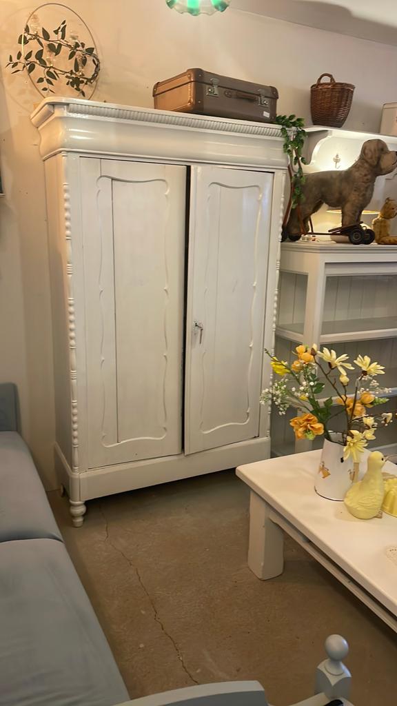 Antiek Brocante Witte  Meidenkast, Ophalen