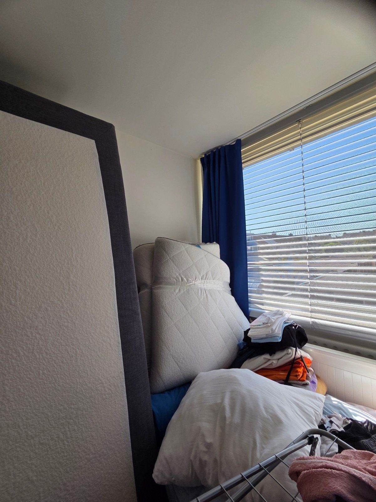 Gratis. 2 boxspringmatrassen 90x210, Ophalen of Verzenden, Eenpersoons, Hout