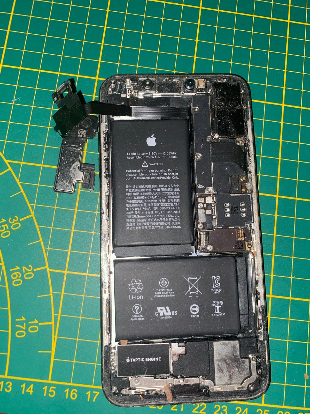 iPhone XS Max met schade, werkt nog wel, Telecommunicatie, Mobiele telefoons | Apple iPhone, Ophalen of Verzenden, Gebruikt, IPhone XS Max