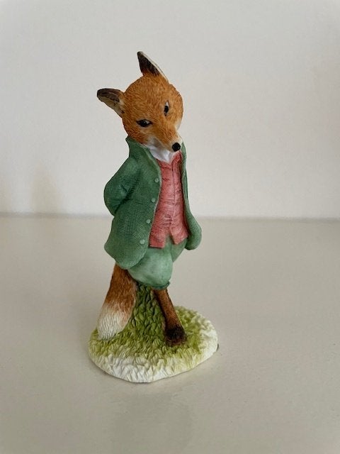 Beatrix Potter Beeldje Vos Mr Tod, Border Fine Arts, Ophalen of Verzenden, Zo goed als nieuw, Dier