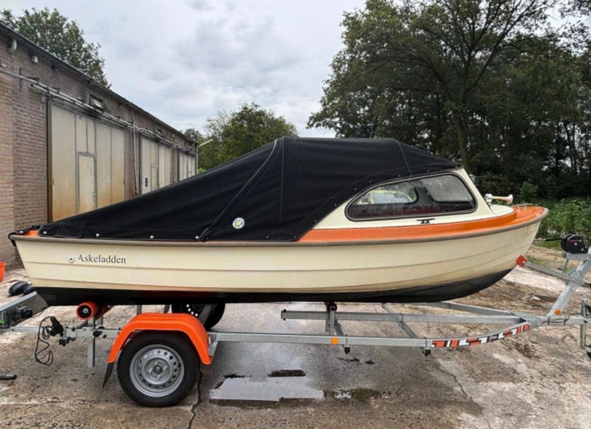 Askeladden 14 boot met motor en trailer, Ophalen of Verzenden, Zo goed als nieuw, Motor en Techniek, Motorboot
