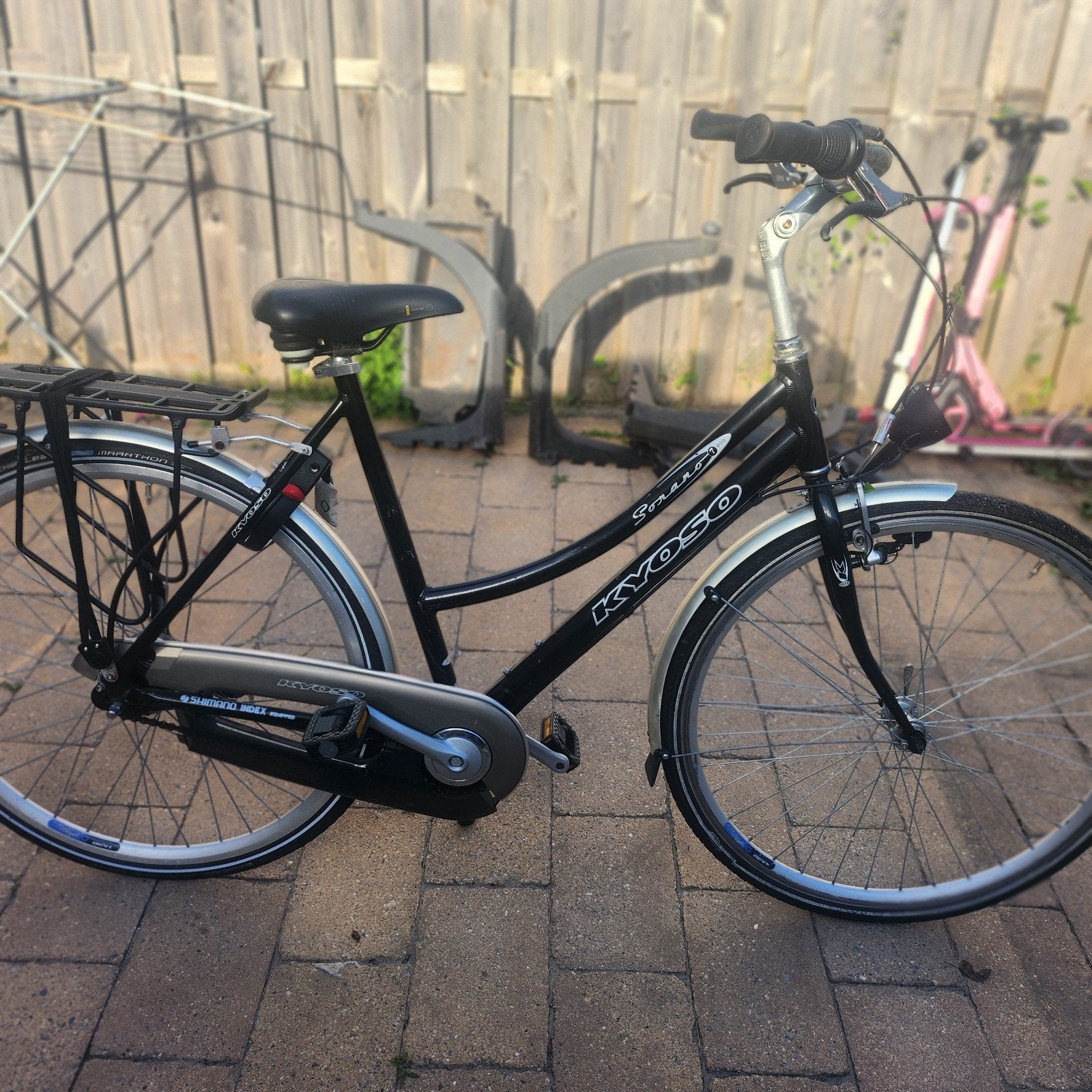 Goede dames fiets, Ophalen