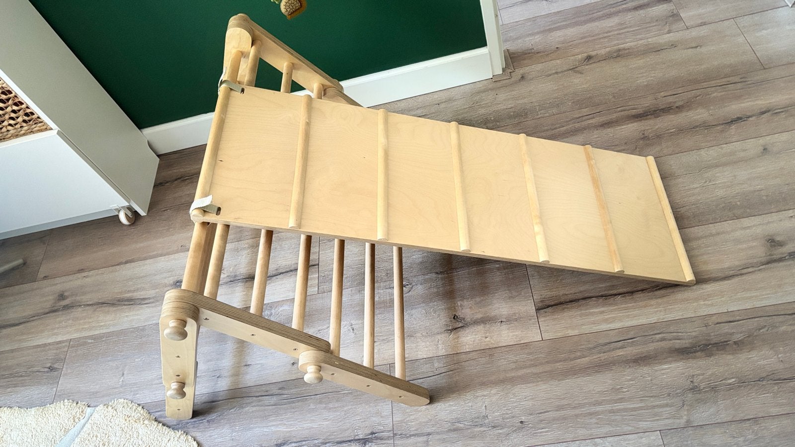 Ette Tete - Houten klimrek met glijbaan - Gebruikt, Kinderen en Baby's, Speelgoed | Houten speelgoed, Ophalen of Verzenden, Gebruikt