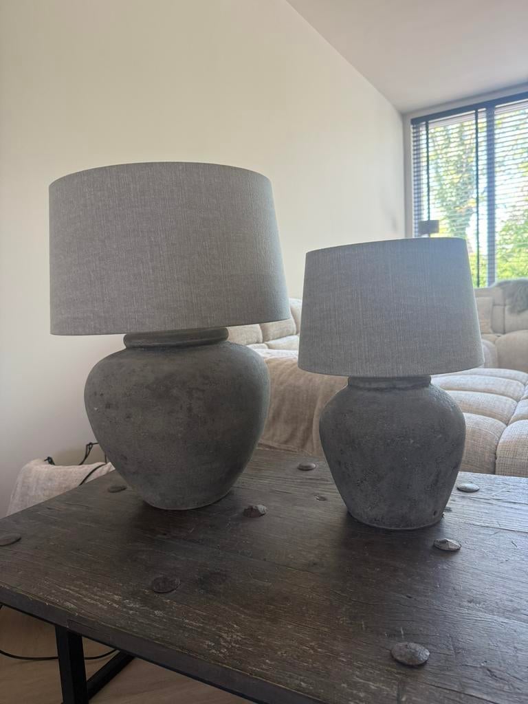 Mooie set kruiklampen, Ophalen, Gebruikt, Rond