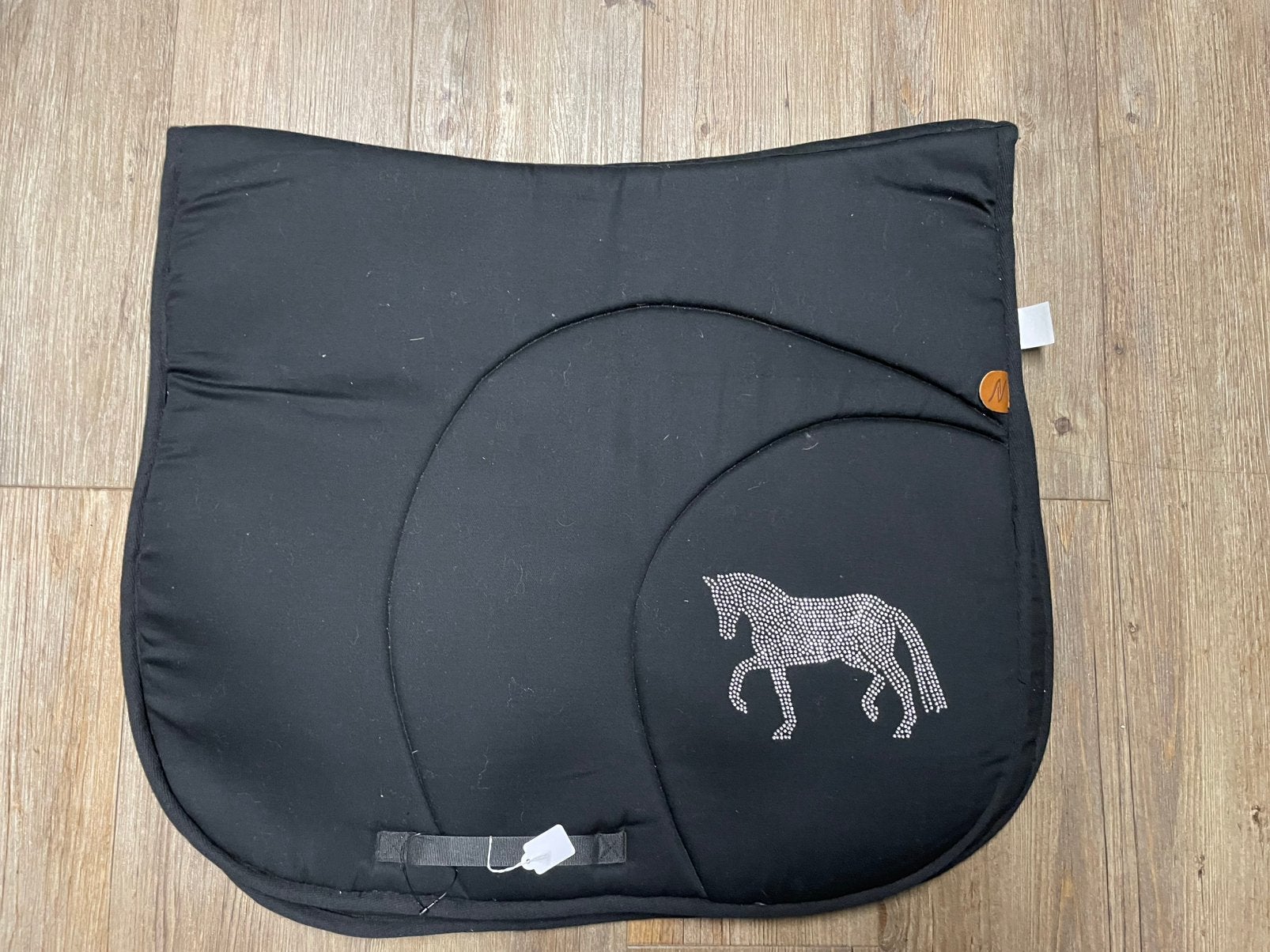 Zwart zadeldek met glitter paard nieuw Full dressuur, Ophalen of Verzenden, Nieuw