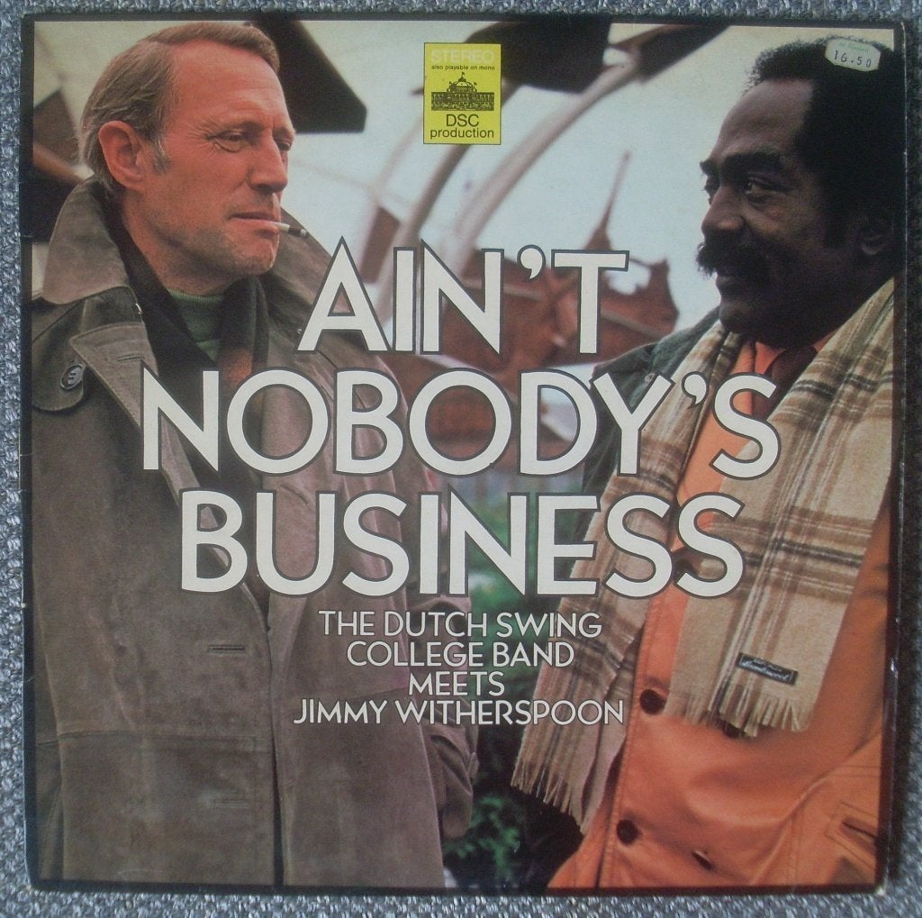 DSC Band + Jimmy Witherspoon - Ain't Nobody's Business (LP), LP, Gebruikt, Ophalen of Verzenden, 12 inch