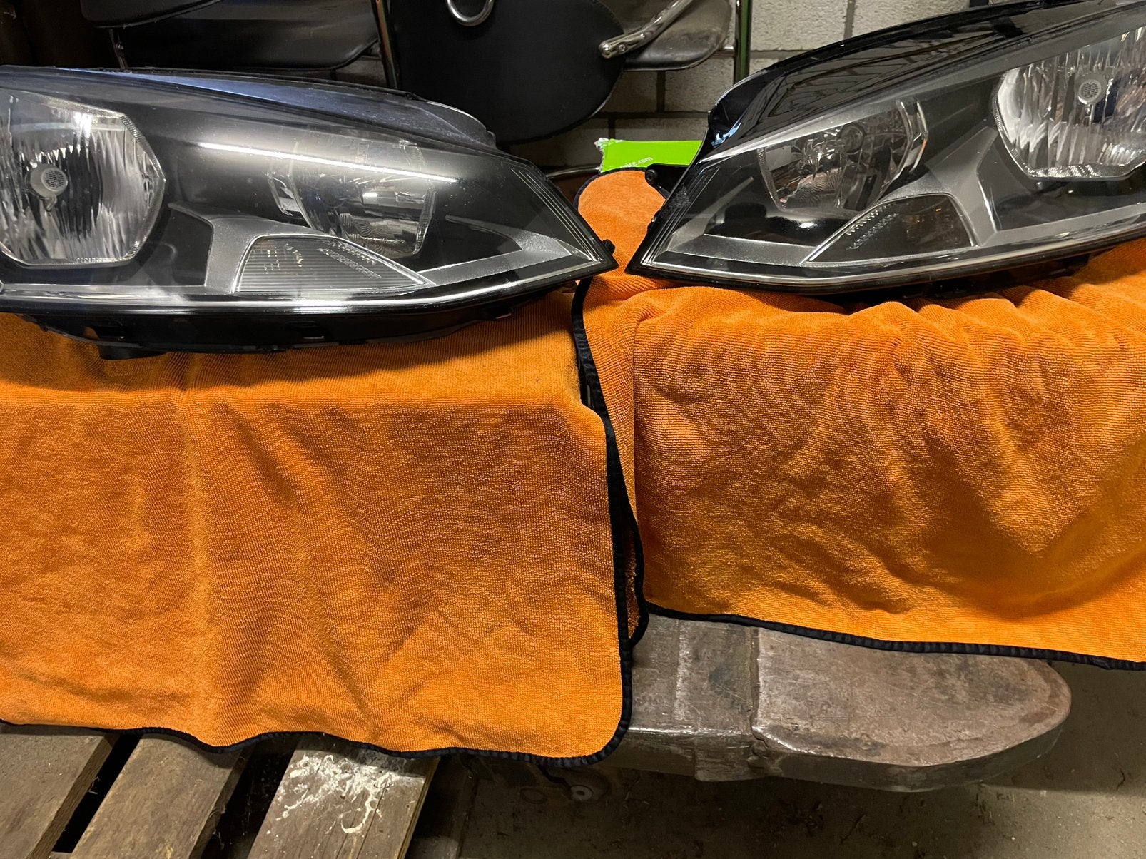 Golf 7 koplampen halogeen origineel, Auto-onderdelen, Verlichting, Ophalen of Verzenden, Volkswagen