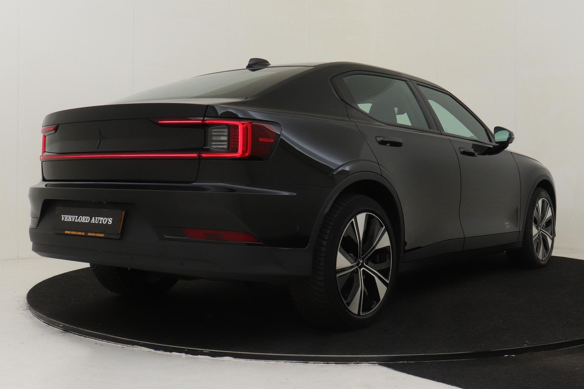 Polestar 2 LONG RANGE SINGLE MOTOR 78 kWh -360°CAM|ADAP.CRU, Polestar 2, Stof, Gebruikt, Zwart