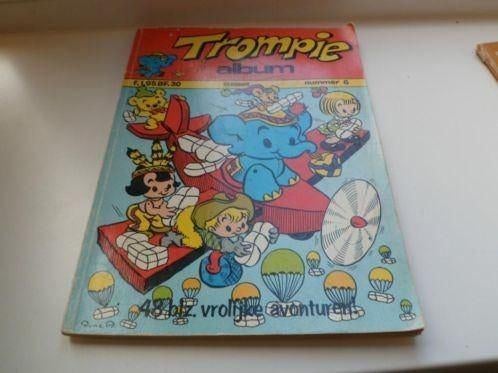 Trompie album nr. 6 ,1973 & Laurel en hardy nr.1 per stuk, Meerdere stripboeken, Ophalen of Verzenden, Gelezen