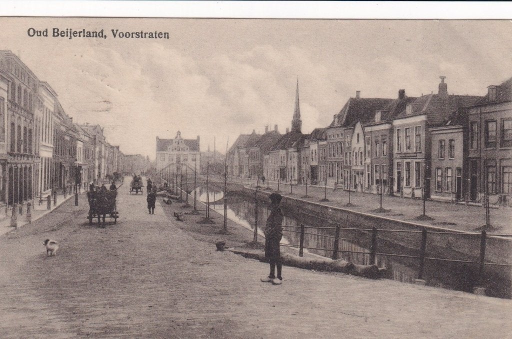 Oud Beijerland, 1922., Verzenden, 1920 tot 1940, Gelopen, Zuid-Holland