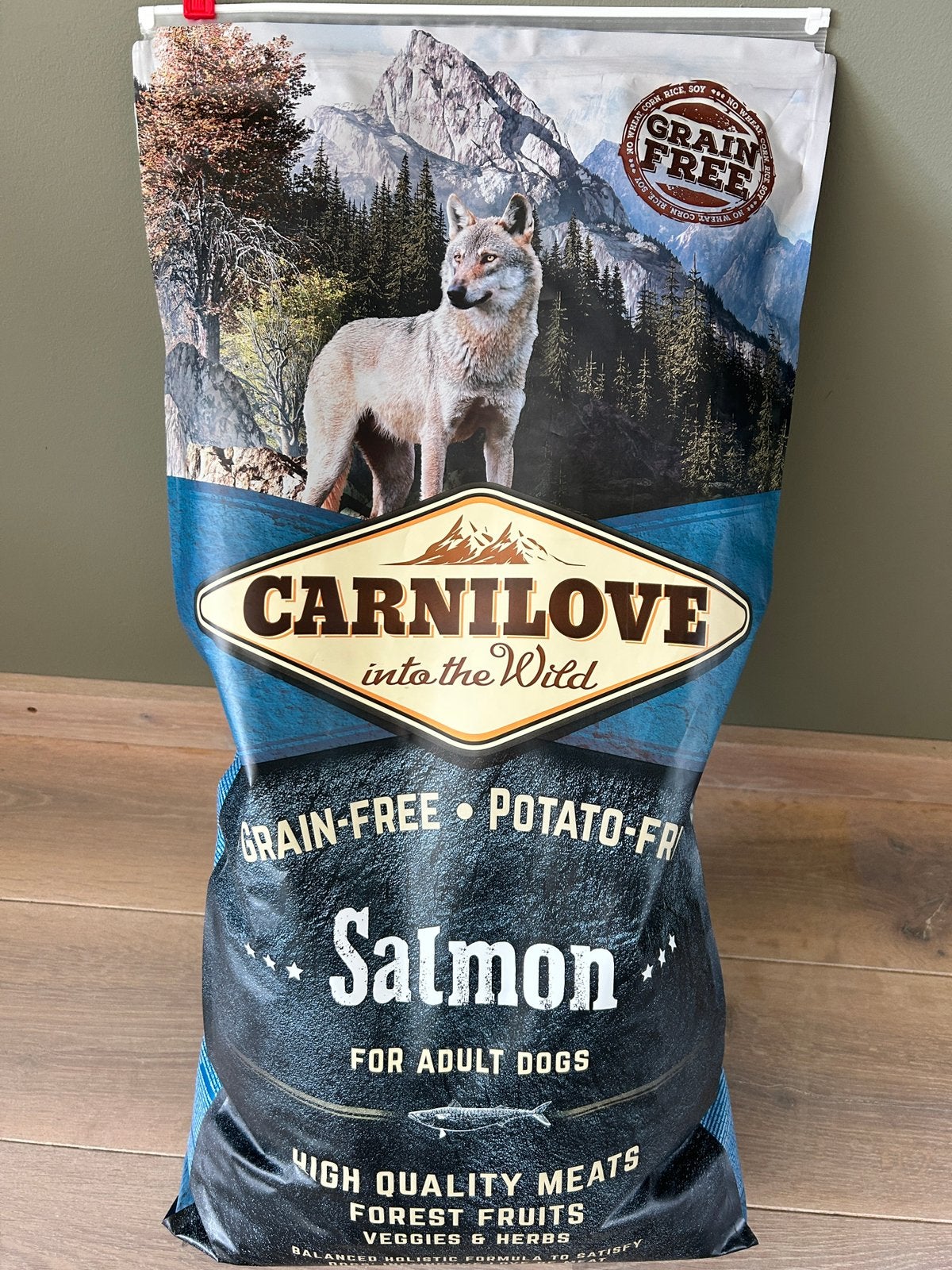 Carnilove Salmon adult hondebrokken. Ruim 9kg, Dieren en Toebehoren, Dierenvoeding, Ophalen, Hond