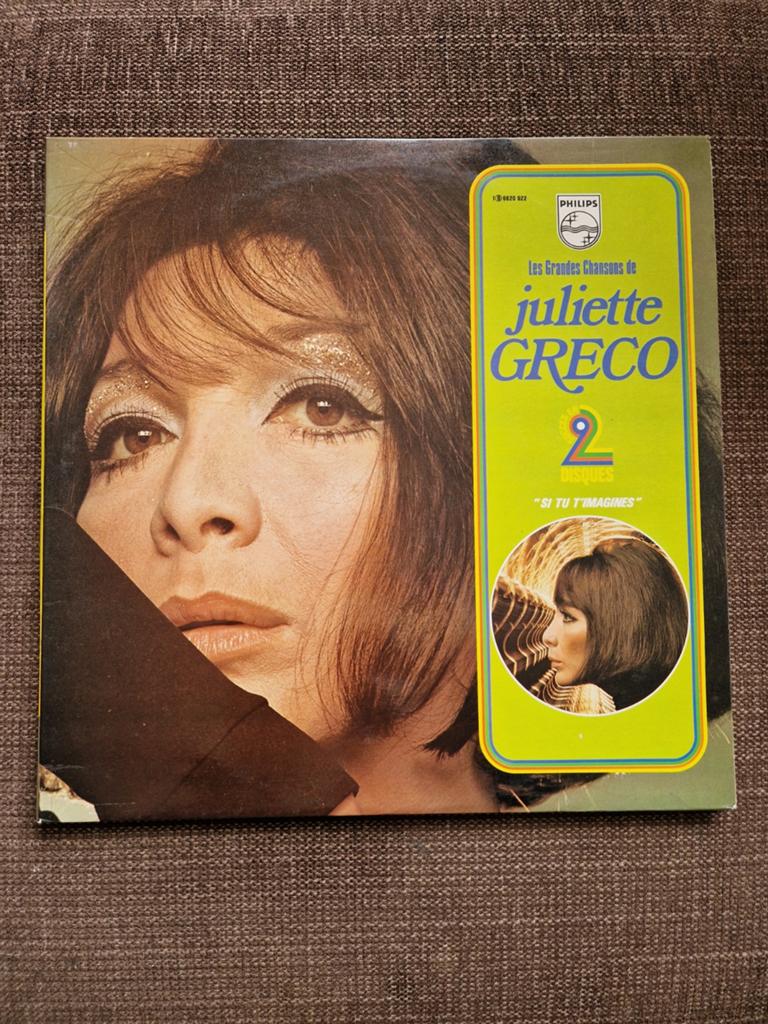 Juliette Gréco - Les Grandes Chansons de Juliette Gréco, Fotohoes, Ophalen of Verzenden, Gebruikt, 12 inch