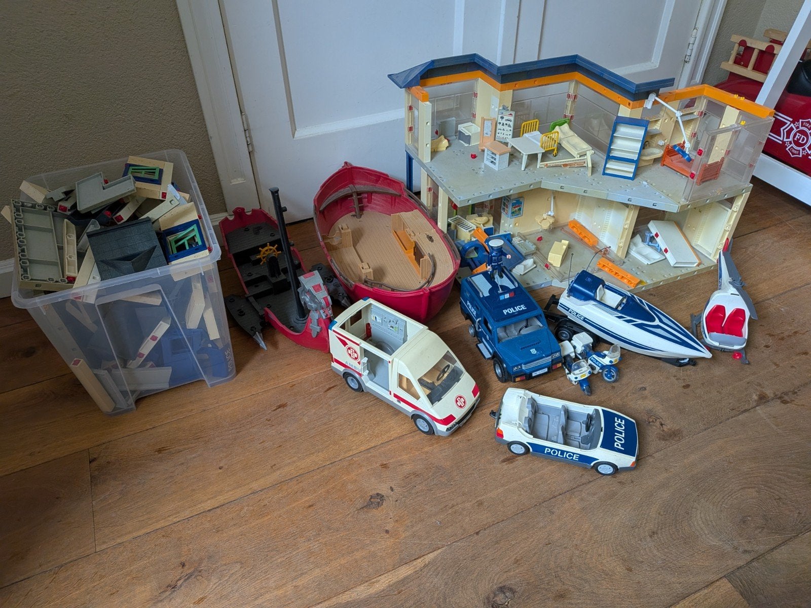 Grote partij playmobil, Kinderen en Baby's, Speelgoed | Playmobil, Ophalen, Gebruikt, Los playmobil