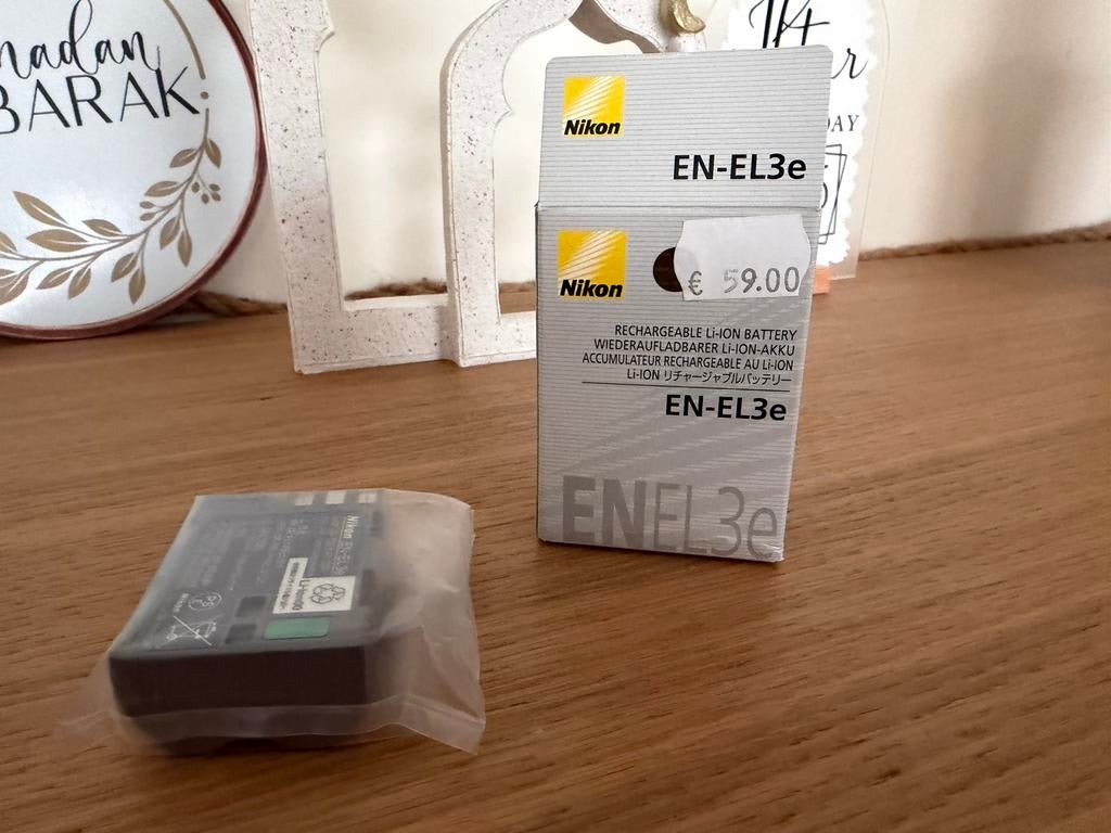 Nikon EN-EL3e batterij, Ophalen of Verzenden, Zo goed als nieuw