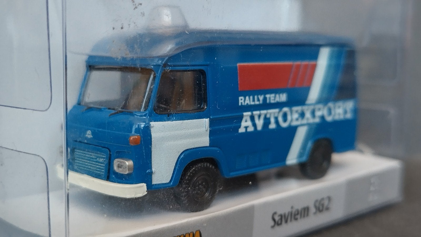 Renault Saviem SG2 Rally team Autoexport 1:87 Brekina Pol, Auto, ., Ophalen of Verzenden, Brekina
