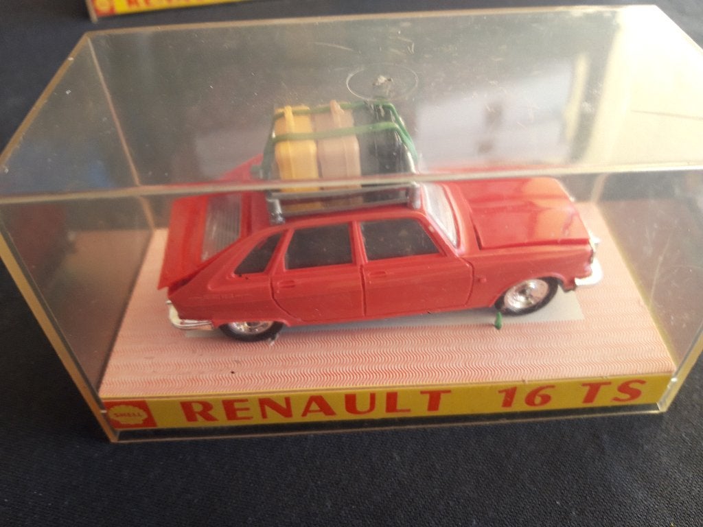 Renault 16 TS rood – Minialuxe SHELL – 1:43, Ophalen of Verzenden, Zo goed als nieuw, Auto, Overige merken