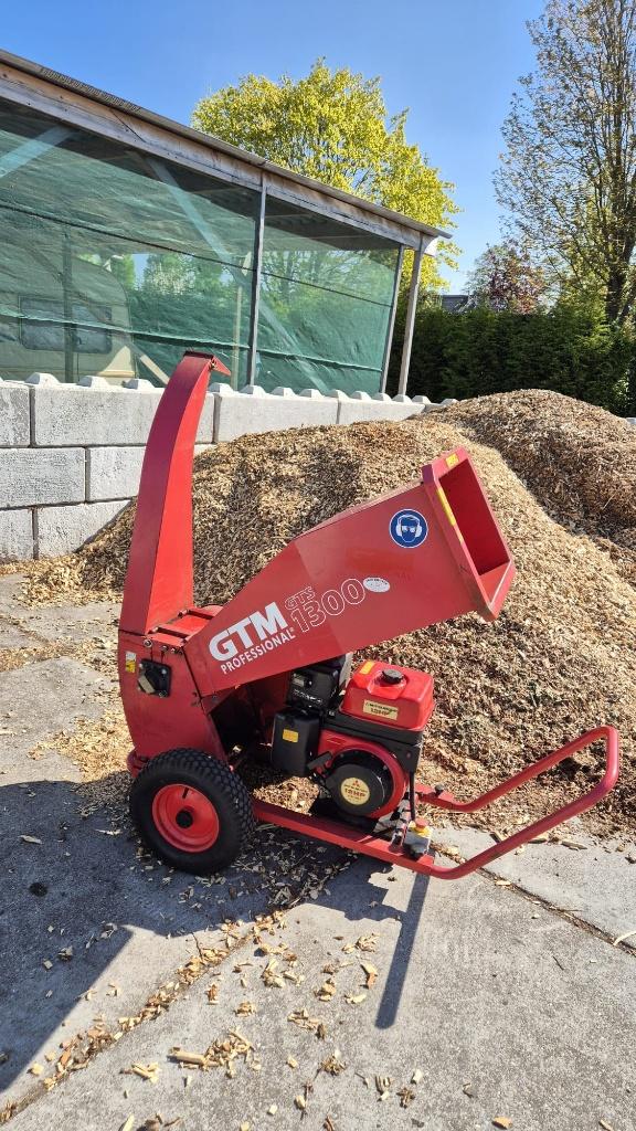 GTM GTS1300 hakselaar versnipperaar, Tuin en Terras, Hakselaars, Ophalen, Gebruikt, Benzine, GTM Professional