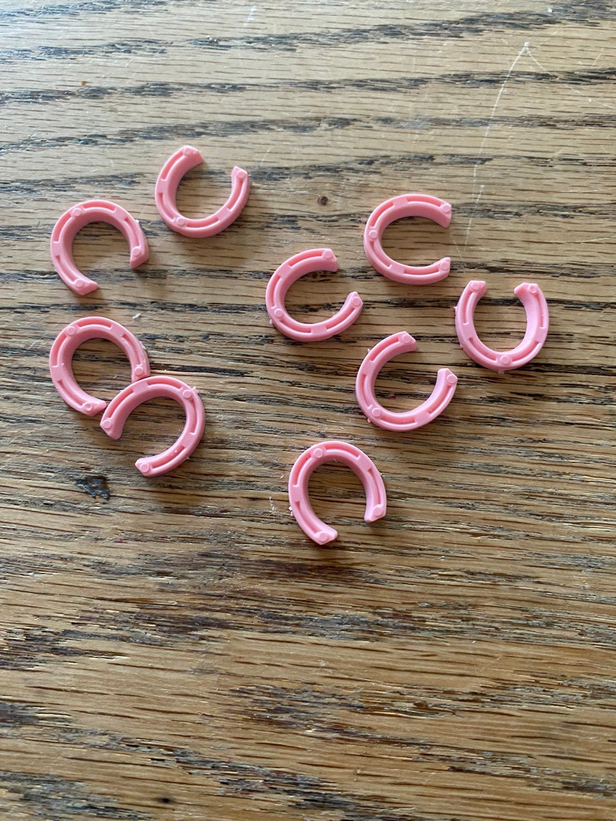 Barbie hoefijzers vintage 9 stuks jaren 80s 90s, Ophalen of Verzenden, Zo goed als nieuw, Barbie