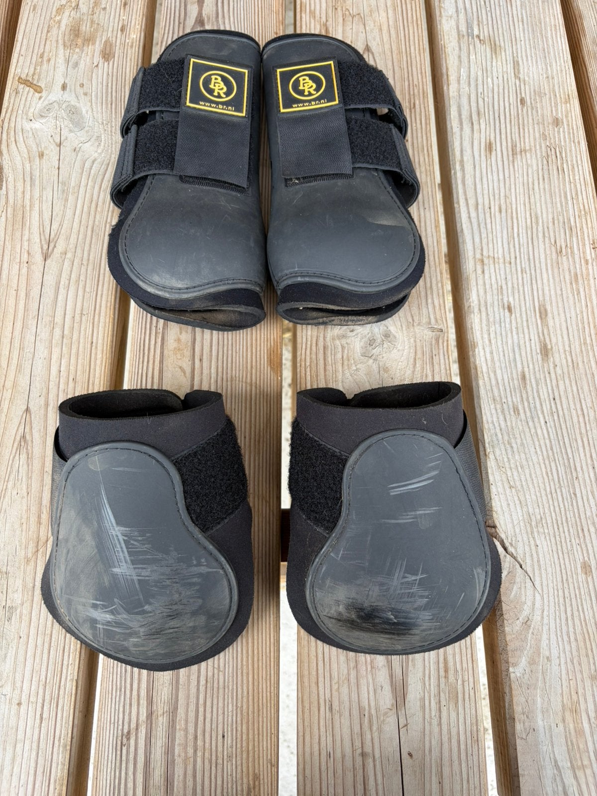BR peesbeschermer set full zwart, Dieren en Toebehoren, Ophalen of Verzenden, Gebruikt, BR, Full