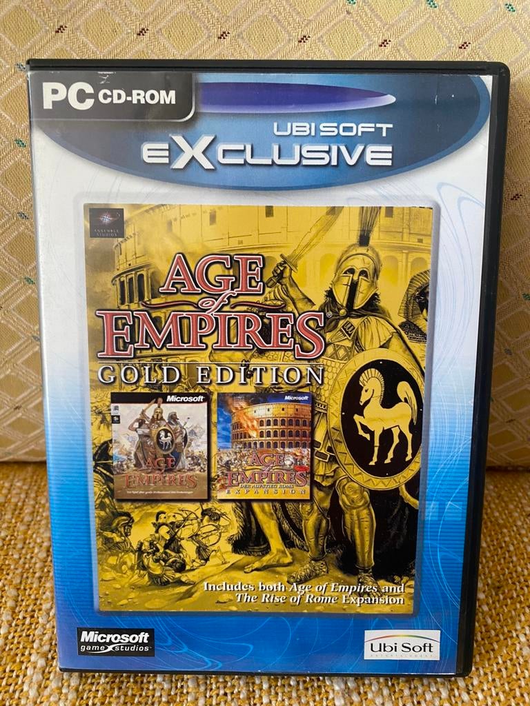 PC Game: Age of Empires - Gold Edition (Rise of Rome) Ubisof, 1 speler, Ophalen of Verzenden, Zo goed als nieuw, Strategie en Constructie