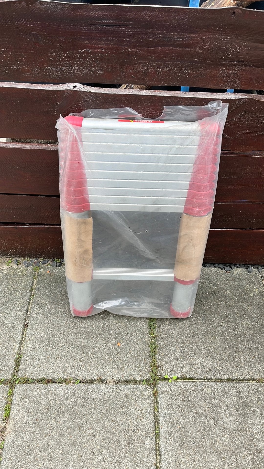 Telescoop ladder, Doe-het-zelf en Verbouw, Ophalen, Zo goed als nieuw, 2 tot 4 meter