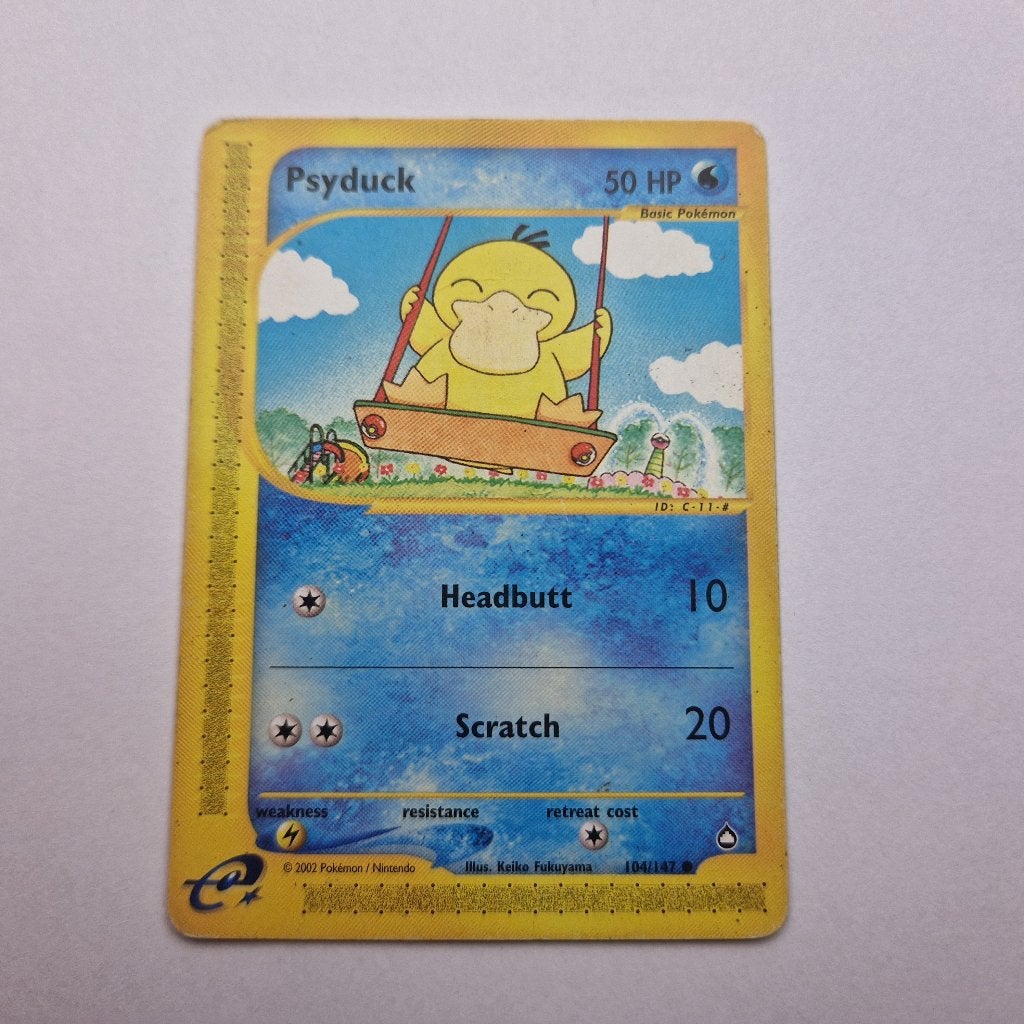 Psyduck (AQ 104) Aquapolis GOOD Pokemon, Ophalen, Gebruikt