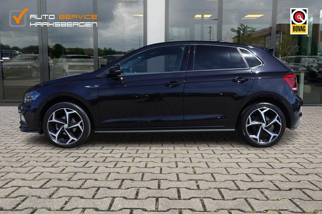 Volkswagen Polo 1.0 TSI R-Line | Matrix | Virtual Cockpit |, Voorwielaandrijving, 1045 kg, Alcantara, Zwart