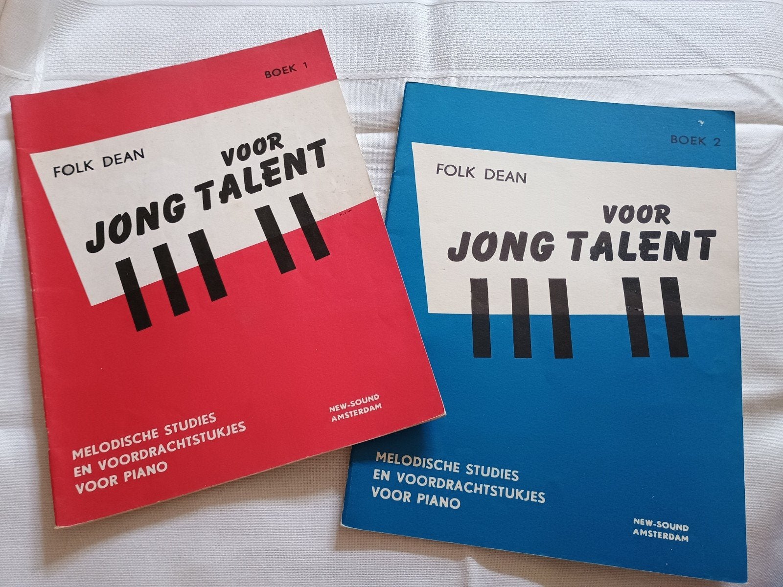 Folk Dean - Jong Talent - Piano - Deel 1 en 2, Muziek en Instrumenten, Bladmuziek, Gebruikt, Les of Cursus, Ophalen of Verzenden