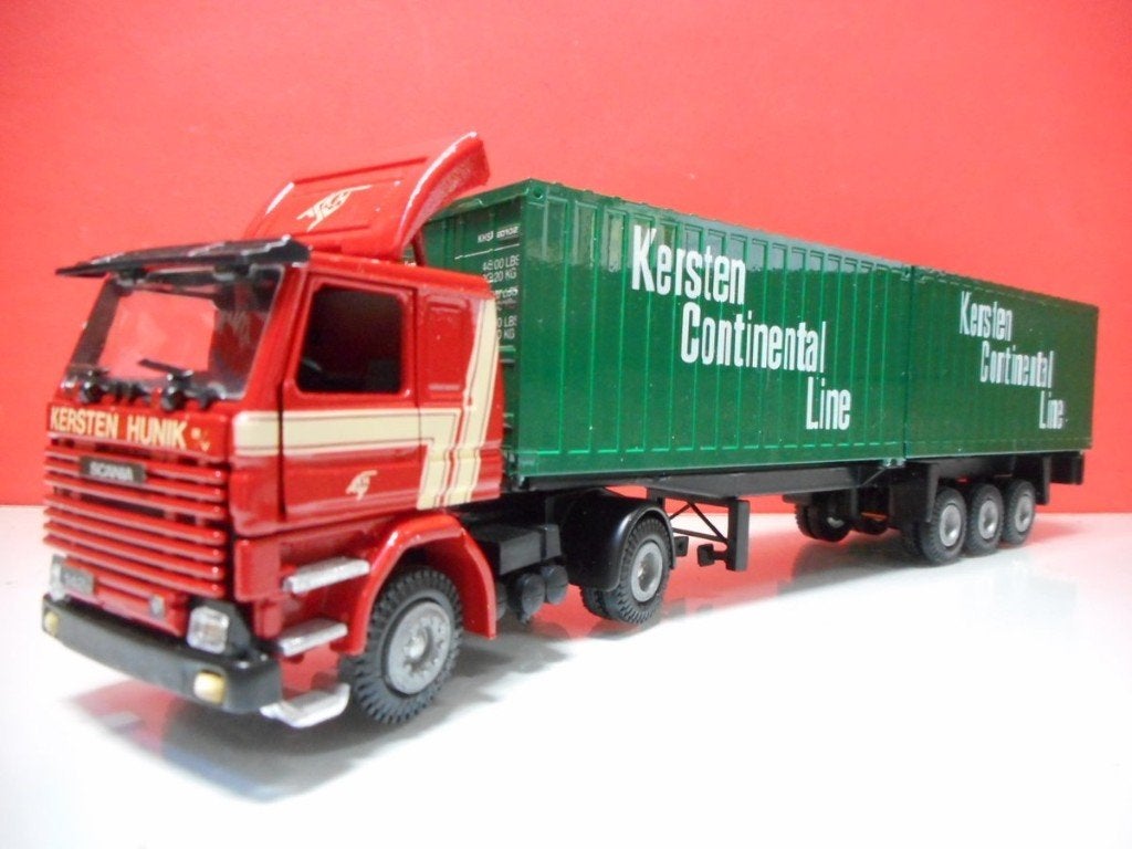 TEKNO SCANIA 142 KERSTEN/ HUNIK 960604, Ophalen of Verzenden, Nieuw, Bus of Vrachtwagen, Tekno