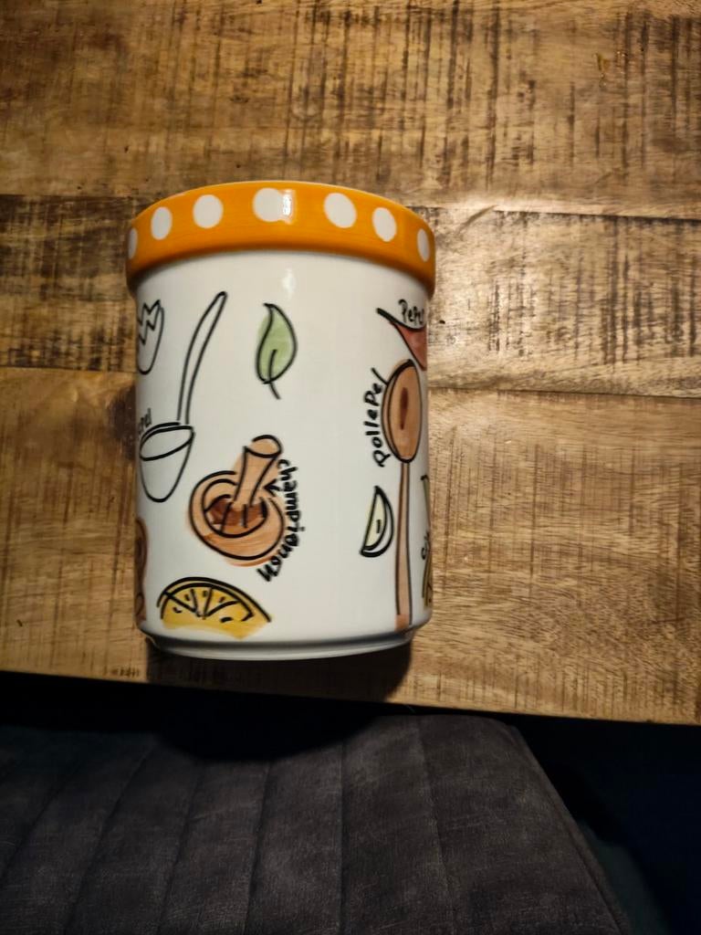 Blond Amsterdam Pollepel Pot - Keukenaccessoire, Huis en Inrichting, Blond Amsterdam, Ophalen of Verzenden, Steen/keramiek, Meerkleurig