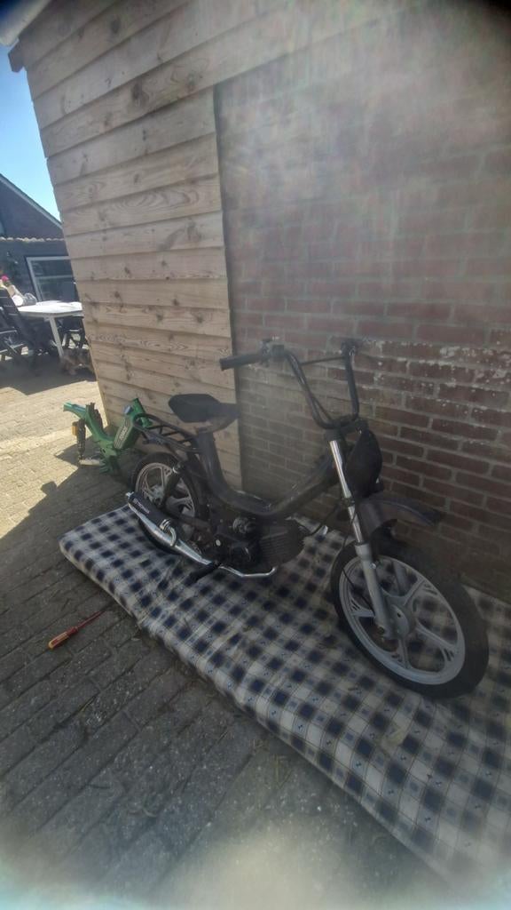 Tomos Flexer 50cc project + A35 frame met EBR stang, Fietsen en Brommers, Brommers | Tomos, Ophalen of Verzenden