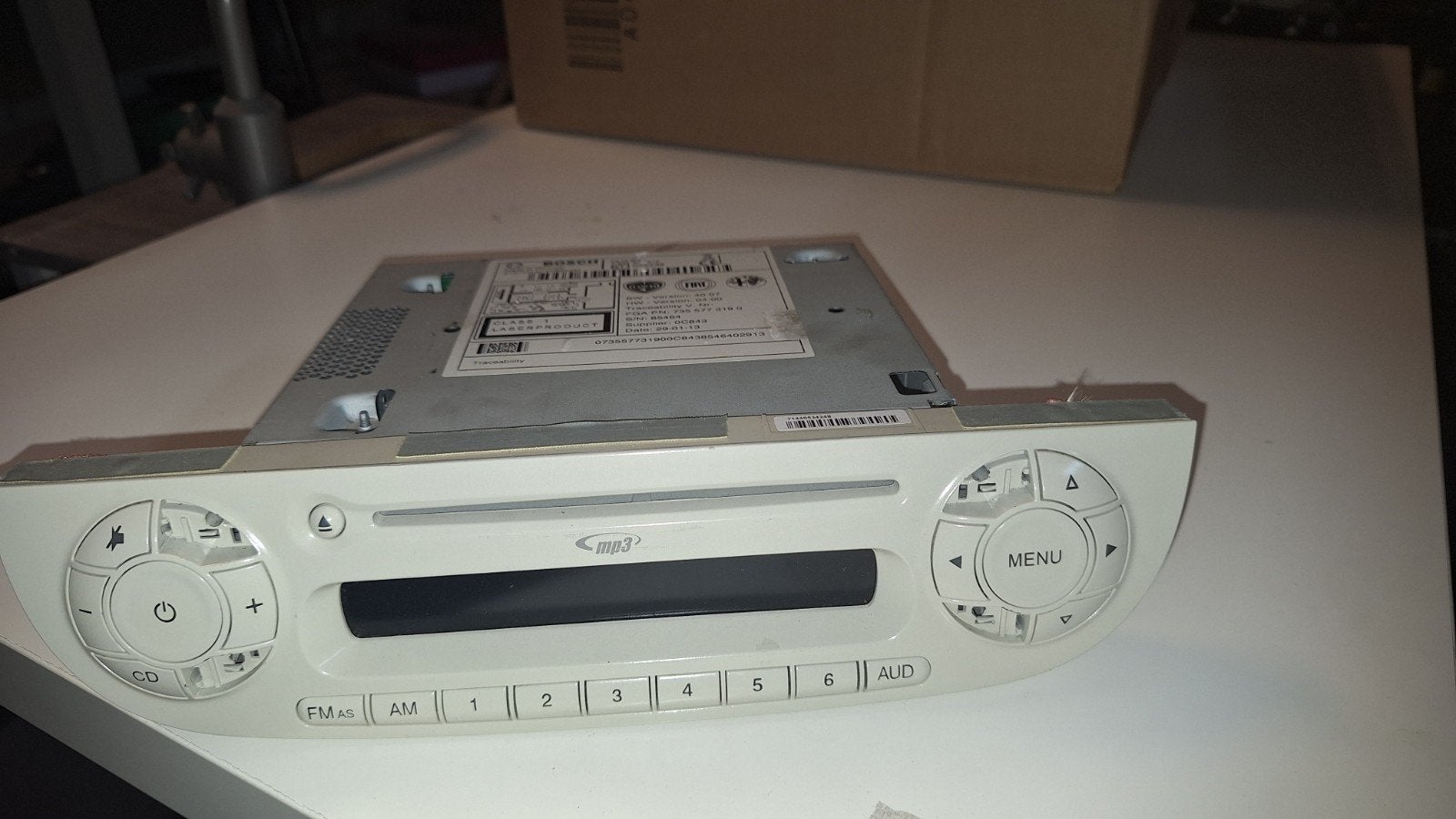 fiat 500 original stereo, Ophalen