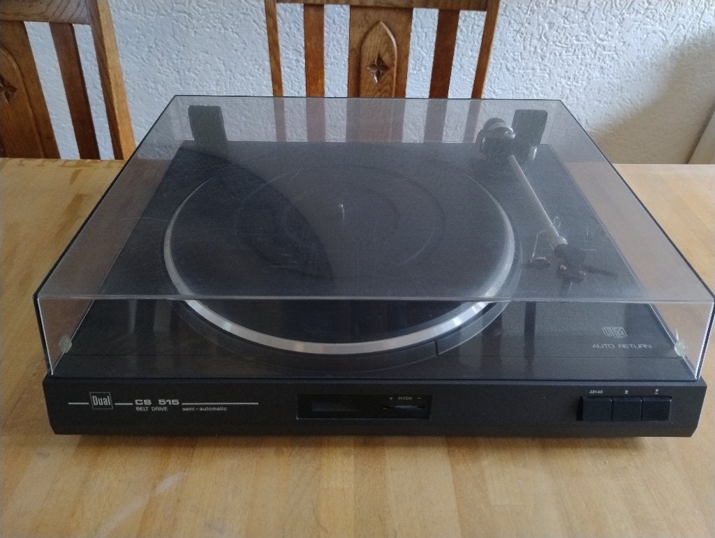 DUAL CS515 Platenspeler, Audio, Tv en Foto, Platenspelers, Ophalen, Gebruikt, Pitch-regelaar, Platenspeler