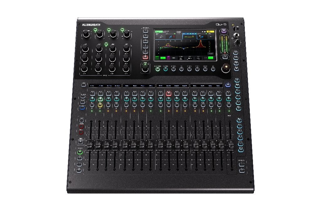 Allen & Heath QU5 digitale mengtafel, Muziek en Instrumenten, Mengpanelen, Ophalen of Verzenden, Zo goed als nieuw, 20 kanalen of meer