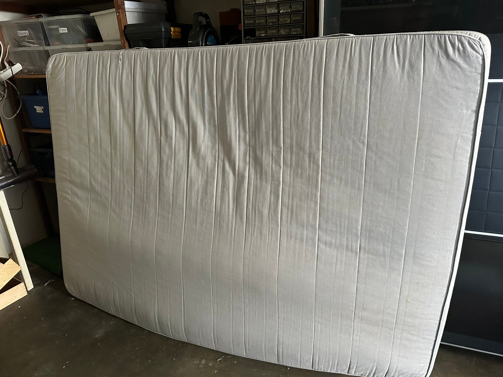 Matras Sultan 140x200 grijs 17 cm dik, Ophalen, Gebruikt, Tweepersoons, 140 cm