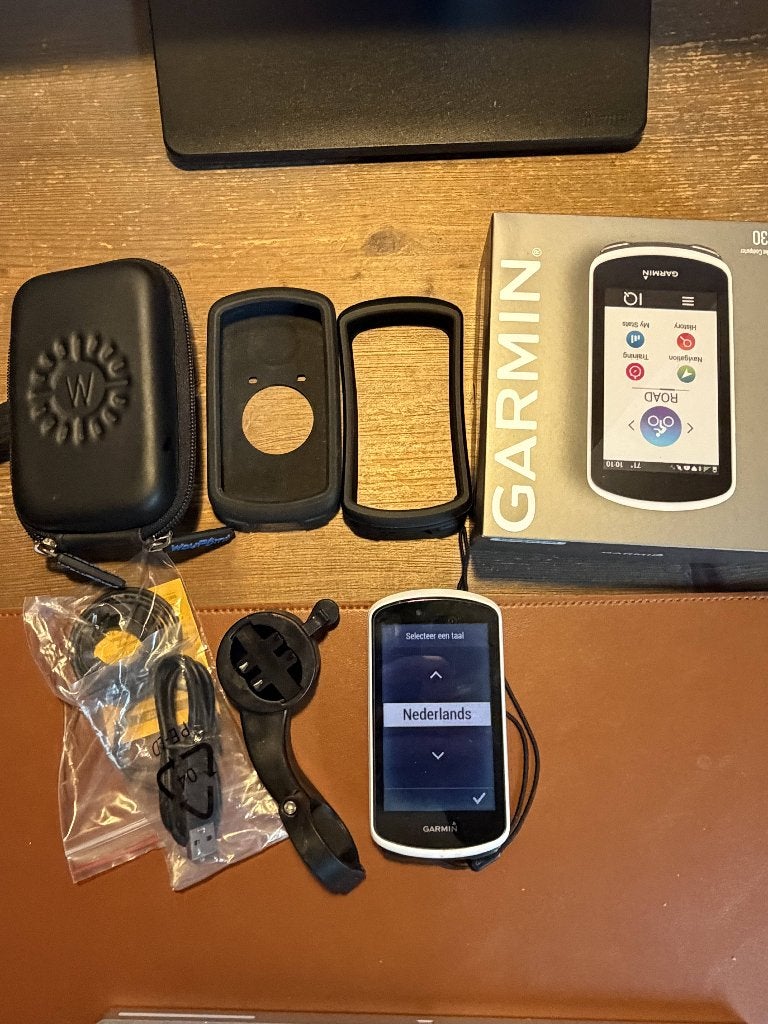 Garmin Edge 1030 Fietscomputer met accessoires, Ophalen of Verzenden, Draadloos, Gebruikt