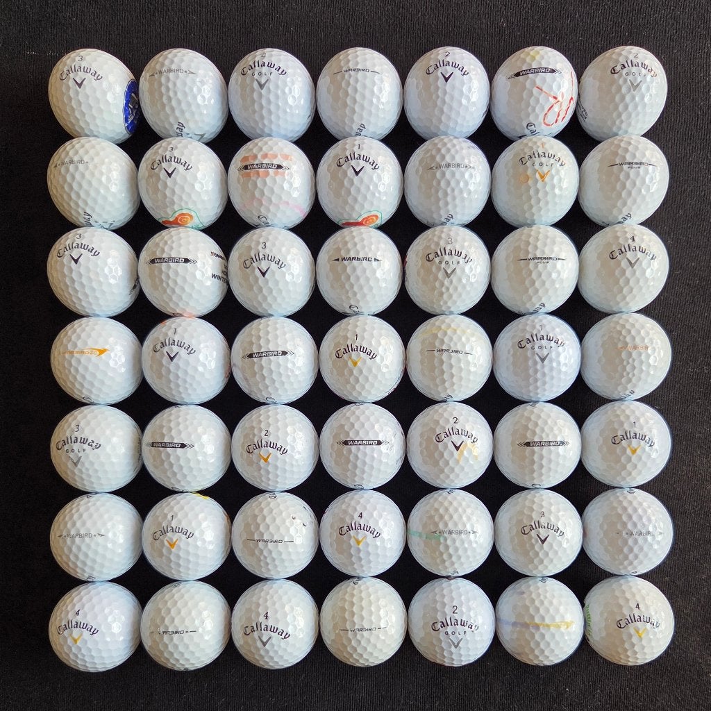 49 stuks mooie Callaway Warbird golfballen, Ophalen of Verzenden, Zo goed als nieuw, Bal(len), Callaway
