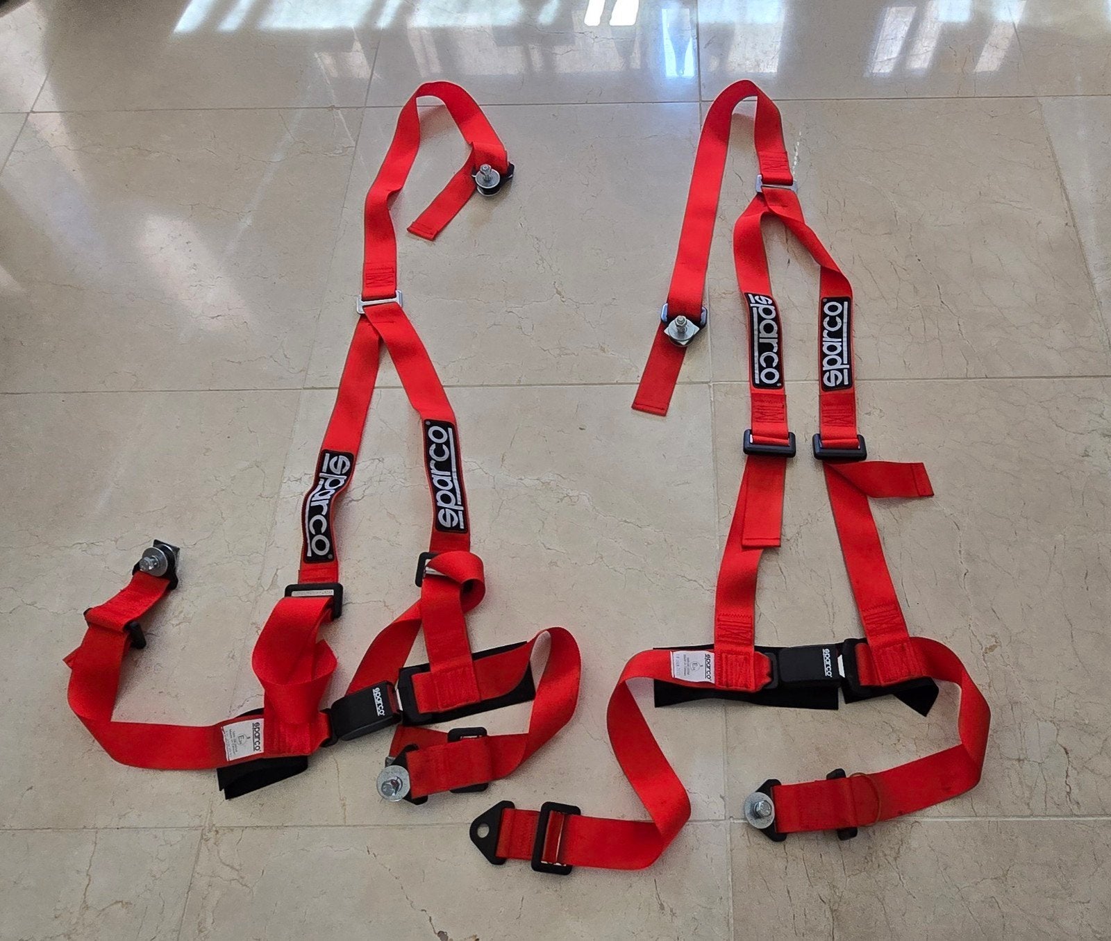 Sparco 3 punts gordels race rallye schroth sandtler qsp ltec, Auto-onderdelen, Ophalen of Verzenden, Gebruikt, Overige automerken