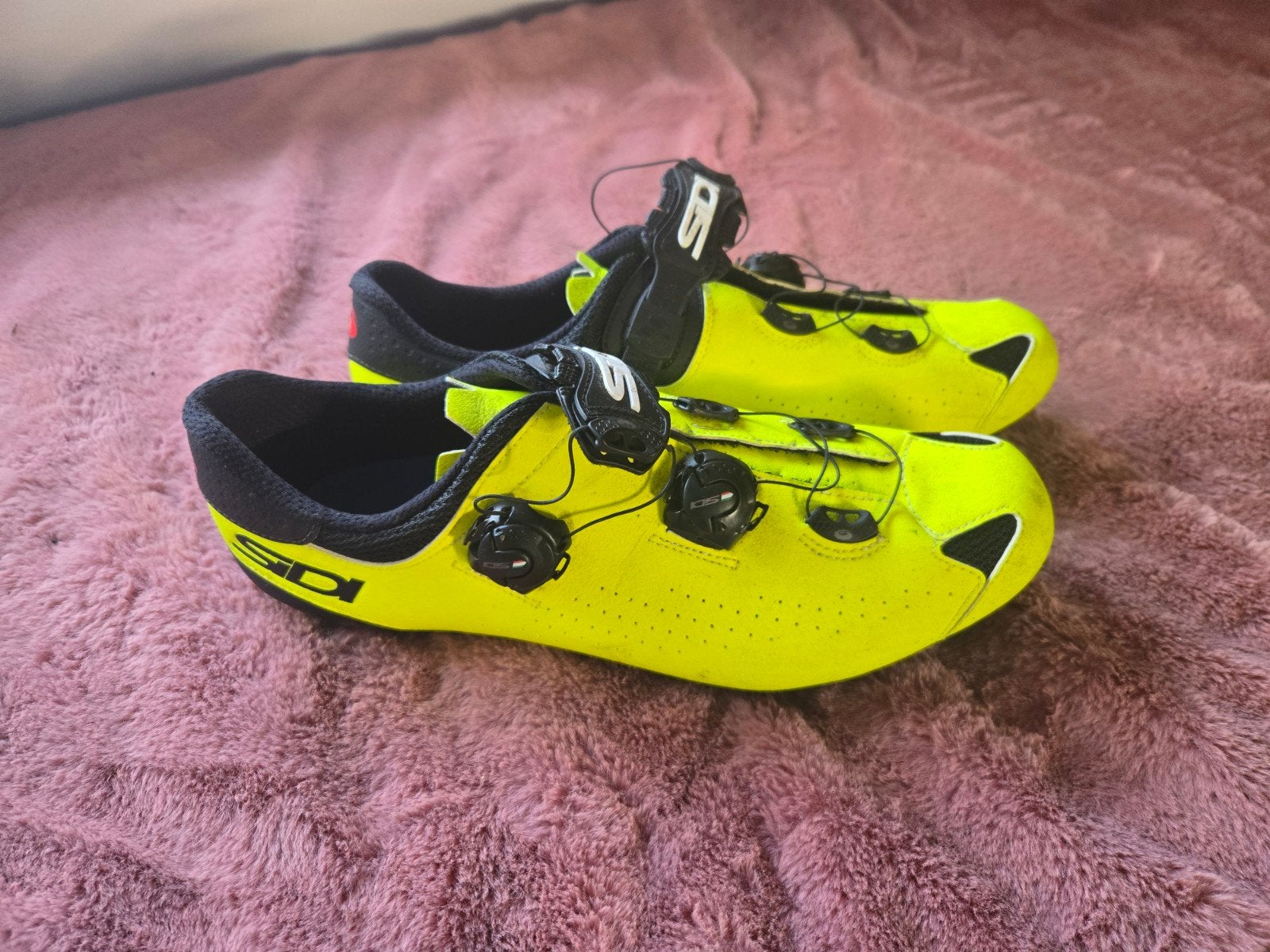 Sidi Carbon racefiets schoenen maat 46 met extra zooltjes, Ophalen of Verzenden, Gebruikt, Kleding