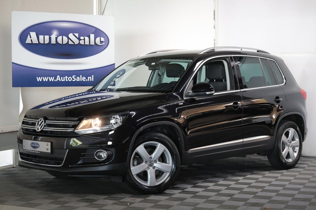 Volkswagen Tiguan 1.4 TSI R-Line Edition CUP 91K Lage KM DSG, Stof, Gebruikt, Zwart, 4 cilinders