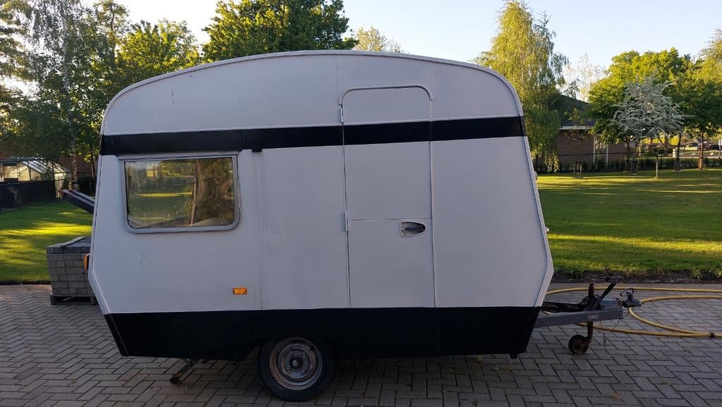 Mooie festival caravan met 3 slaapplaatsen, Caravans en Kamperen, Caravan accessoires, Ophalen