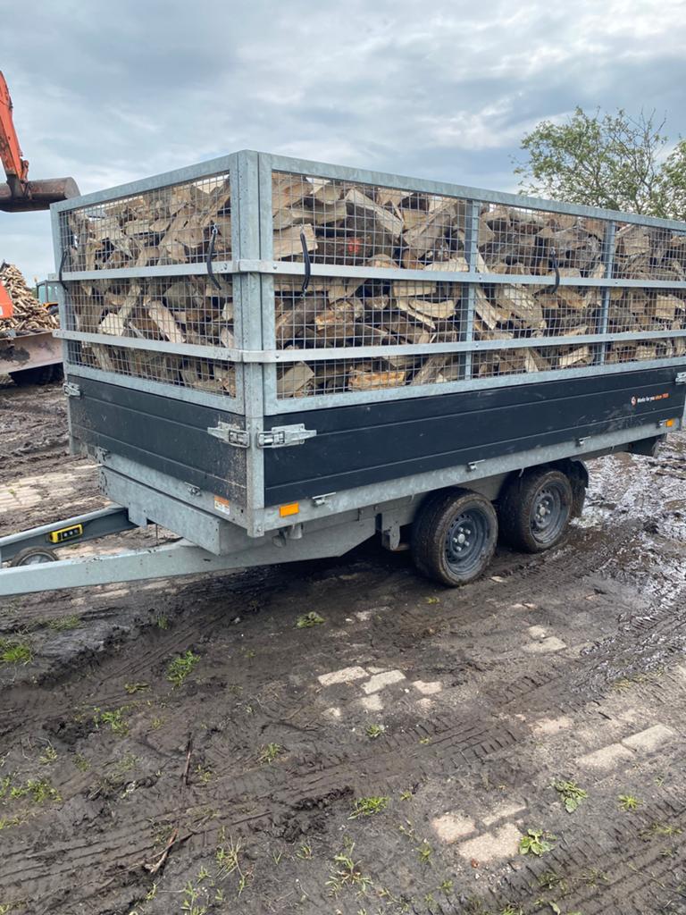 Te koop 8 kuub losgestort openhaardhout, Tuin en Terras, Haardhout, 6 m³ of meer, Verzenden, Essenhout, Blokken