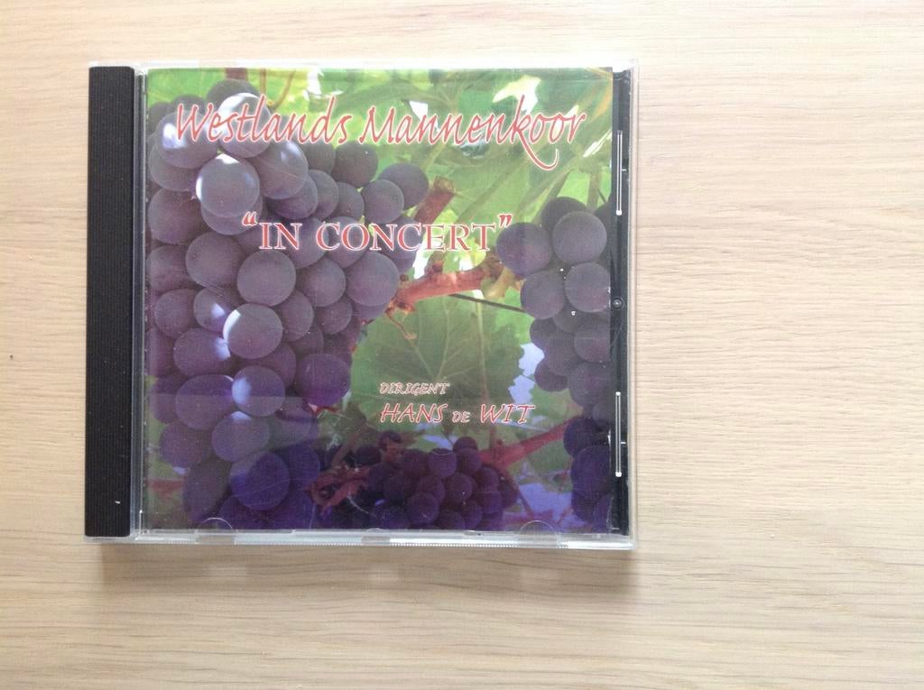 In Concert - Westlands Mannenkoor - dir. Hans de Wit, Ophalen of Verzenden, Zo goed als nieuw