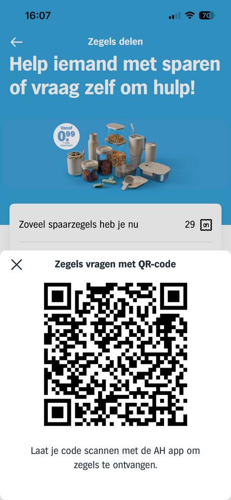 Brabantia AH zegels gezocht., Verzamelen, Supermarktacties, Albert Heijn, Ophalen of Verzenden