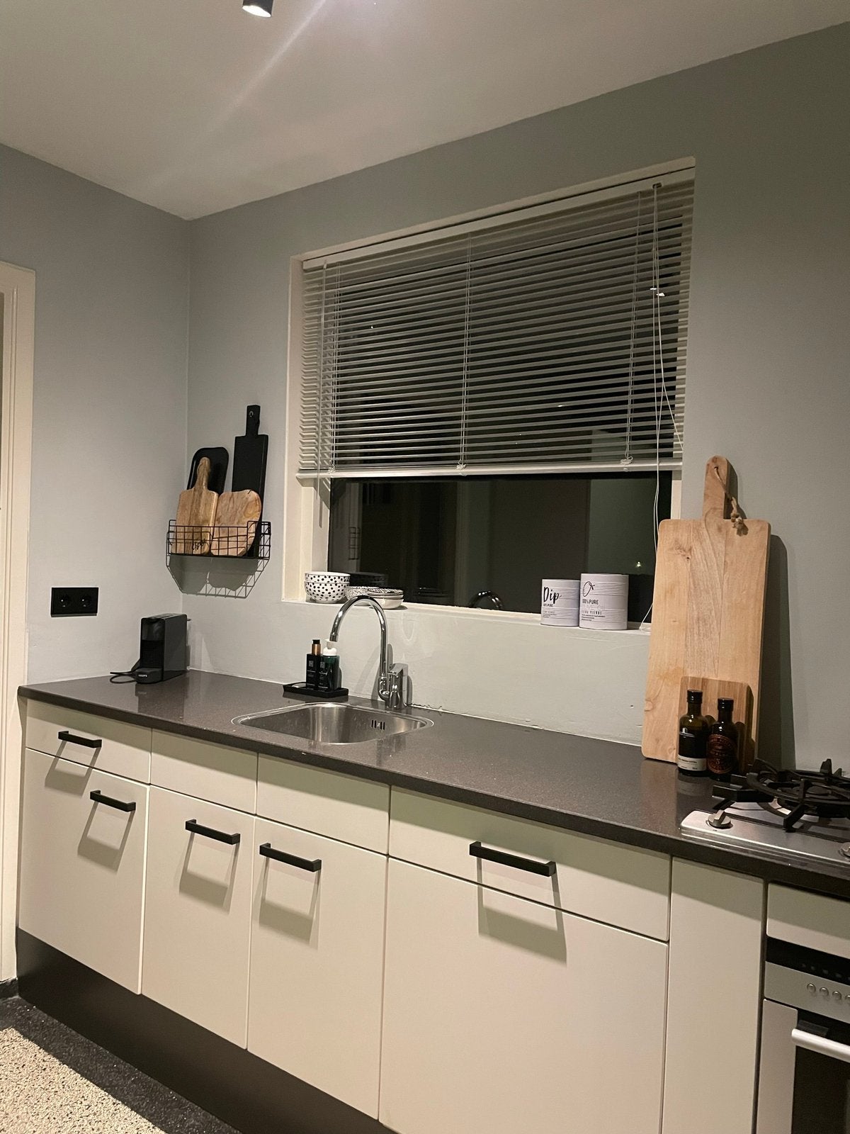 Keuken, Ophalen, Gebruikt, Wit, Enkelwandige keuken