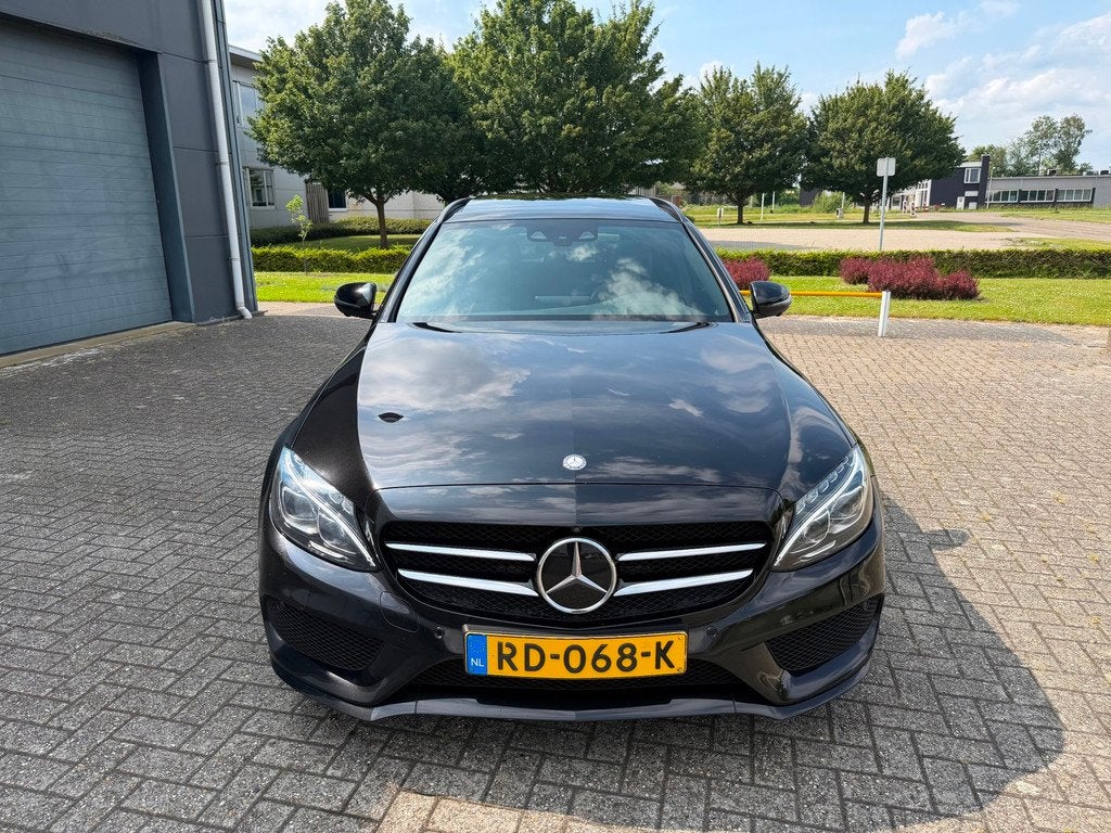 Mercedes-Benz C-klasse Estate 220 CDI Prestige Amg Volledig, Achterwielaandrijving, 4 cilinders, Zwart, Leder